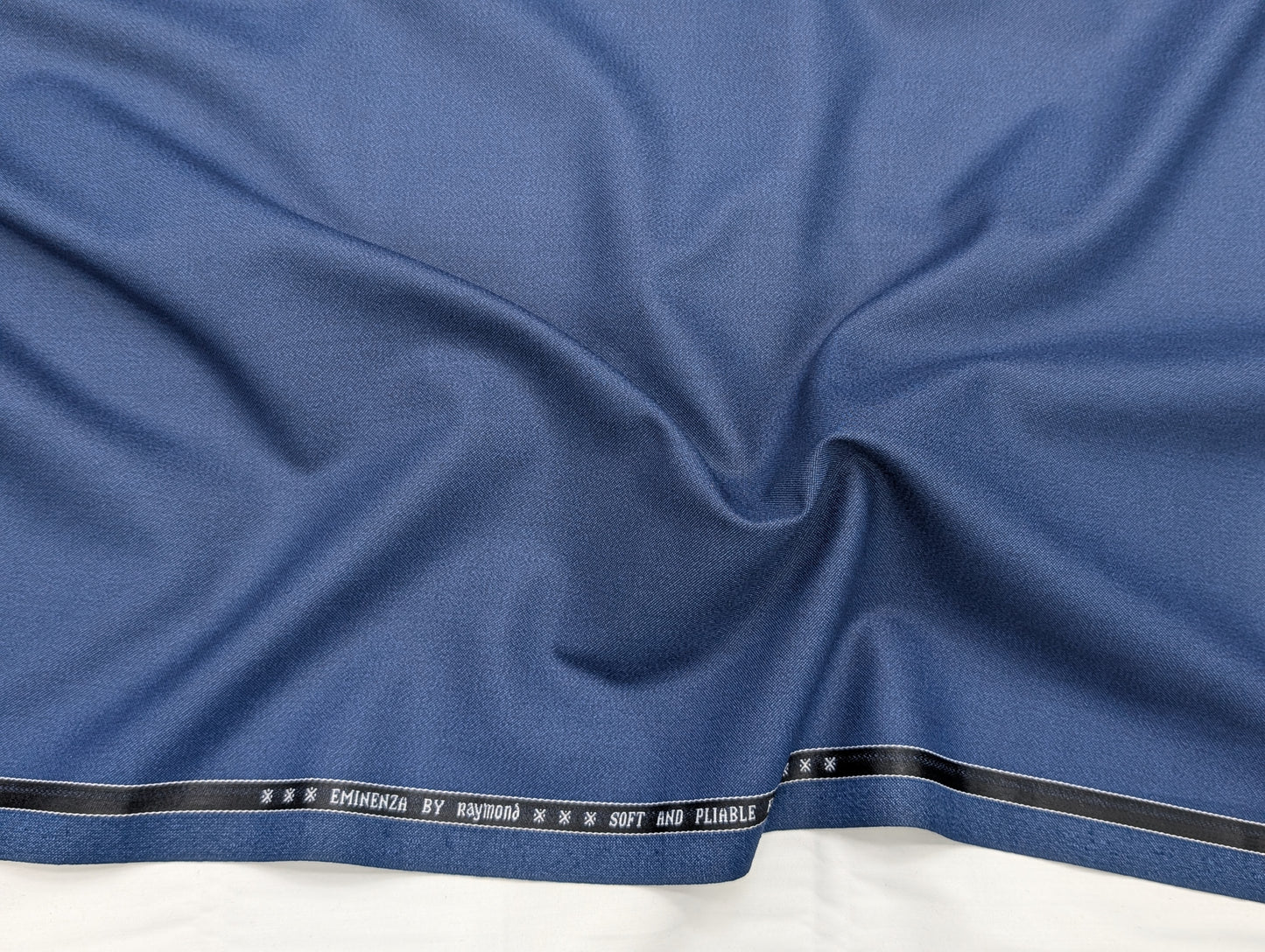 Raymond Polyester Viscose Unstitched Suiting Fabric (Royal Blue)