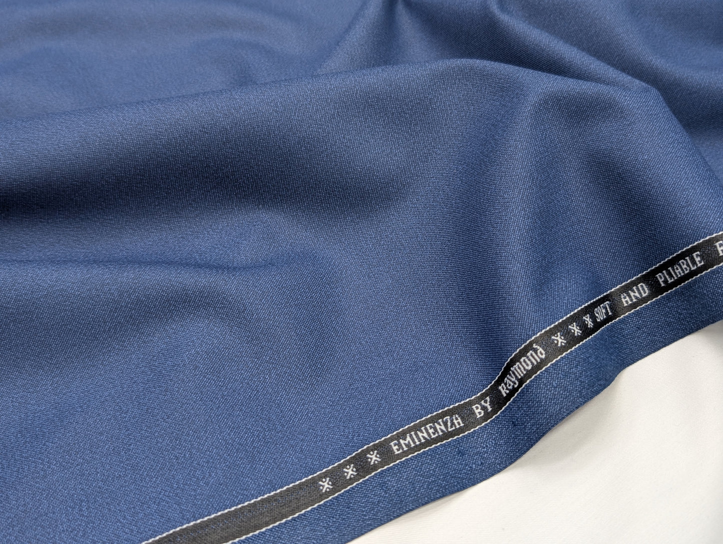 Raymond Polyester Viscose Unstitched Suiting Fabric (Royal Blue)