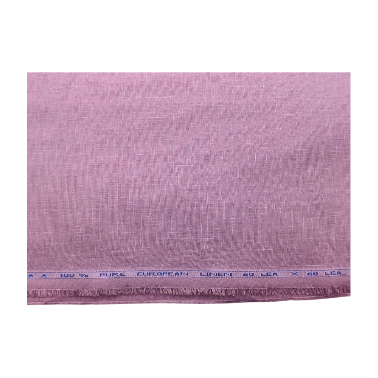 100% European Linen Shirt Fabric (Lavender) - 60 LEA