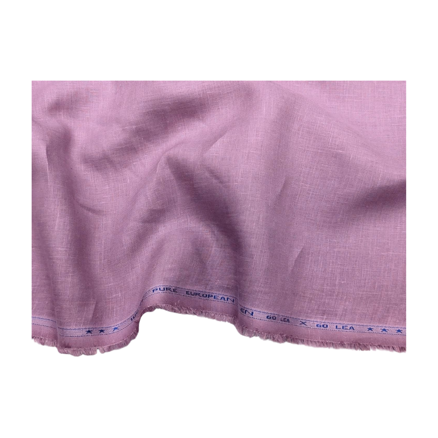 100% European Linen Shirt Fabric (Lavender) - 60 LEA