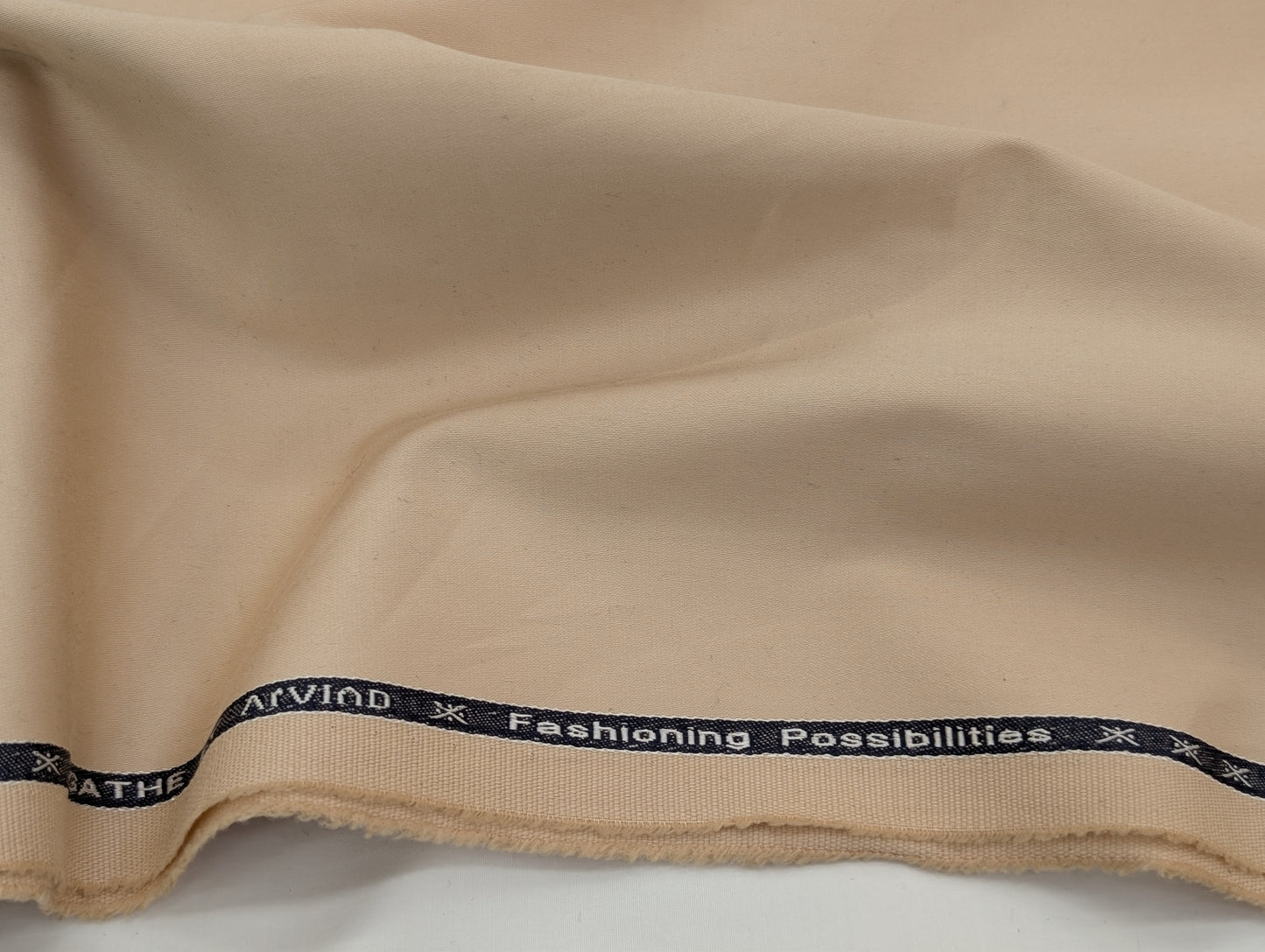 Arvind 100% Cotton Stretched Suiting Fabric (Beige Cream)