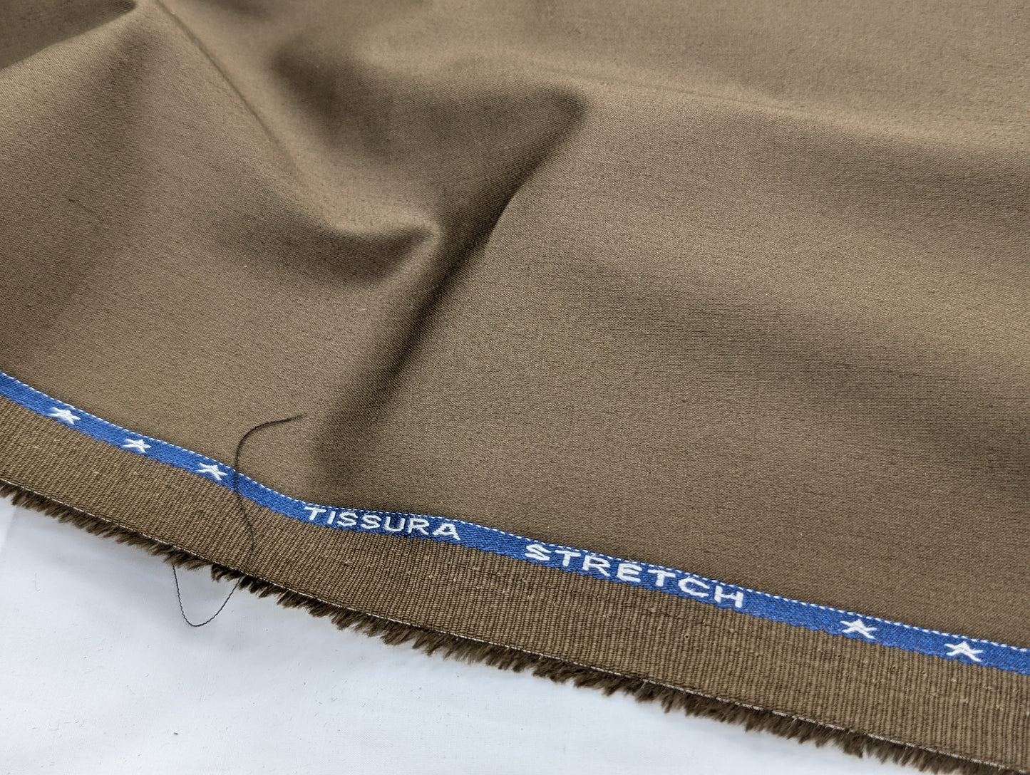 Arvind 100% Cotton Stretched Suiting Fabric (Brown)
