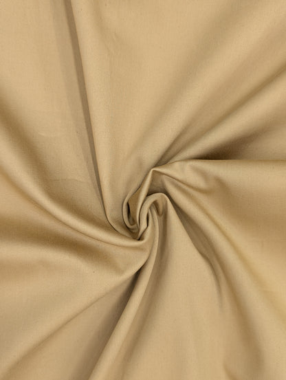 Arvind 100% Cotton Stretched Suiting Fabric (Camel Brown)