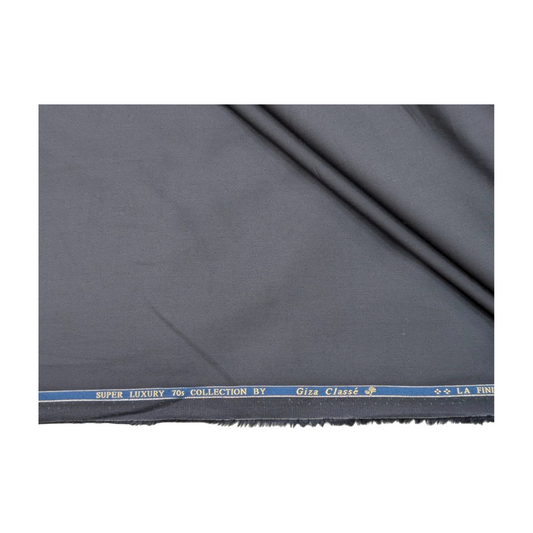Giza Classé 100% Giza Cotton Shirting Fabric (Gray)