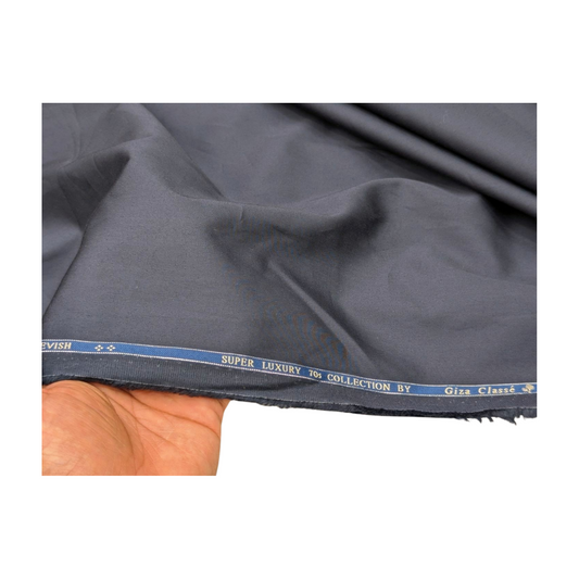 Giza Classé 100% Giza Cotton Shirting Fabric (Gray)