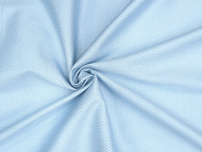 Siyaram's 100% Premium Cotton Printed Shirting Fabric (Light Blue)