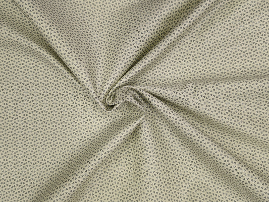 Siyaram's 100% Premium Cotton Printed Shirting Fabric (Yellow)