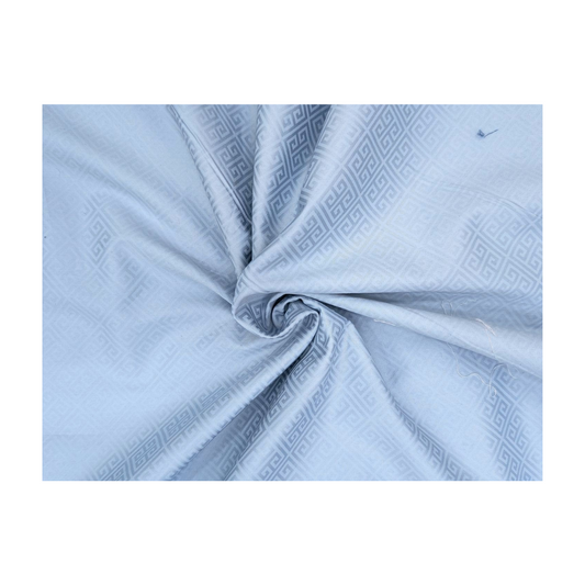 Siyaram's 100% Premium Cotton Printed Shirting Fabric (Blue)