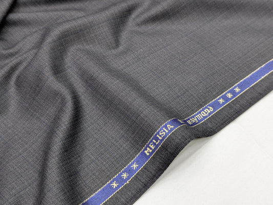 Raymond Polyester Viscose Self Design Unstitched Suiting Fabric (Steel Grey)