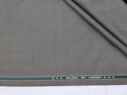 Raymond Polyester Viscose Self Design Unstitched Suiting Fabric (Gray)