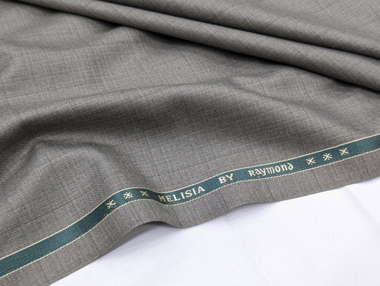 Raymond Polyester Viscose Self Design Unstitched Suiting Fabric (Gray)