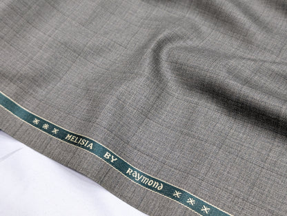 Raymond Polyester Viscose Self Design Unstitched Suiting Fabric (Gray)
