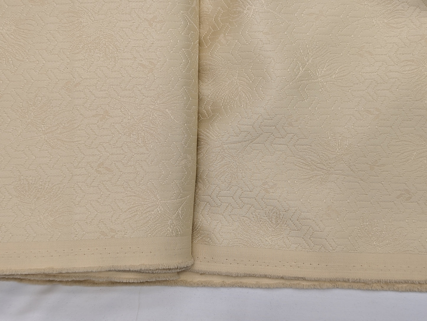 Augustus Designer Suiting Fabric for Blazer & Nehru Jacket (Beige Yellow)