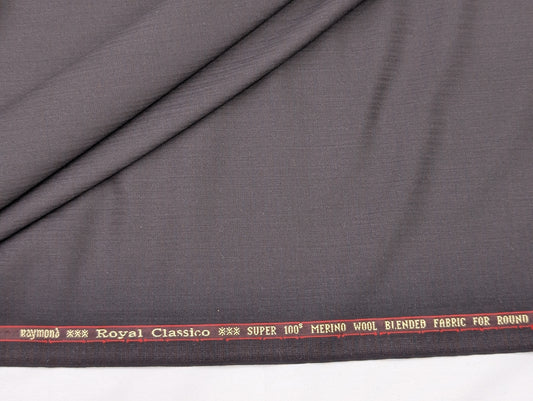 Raymond Merino Wool Blend Super 100s Unstitched Suiting Fabric (Brown)
