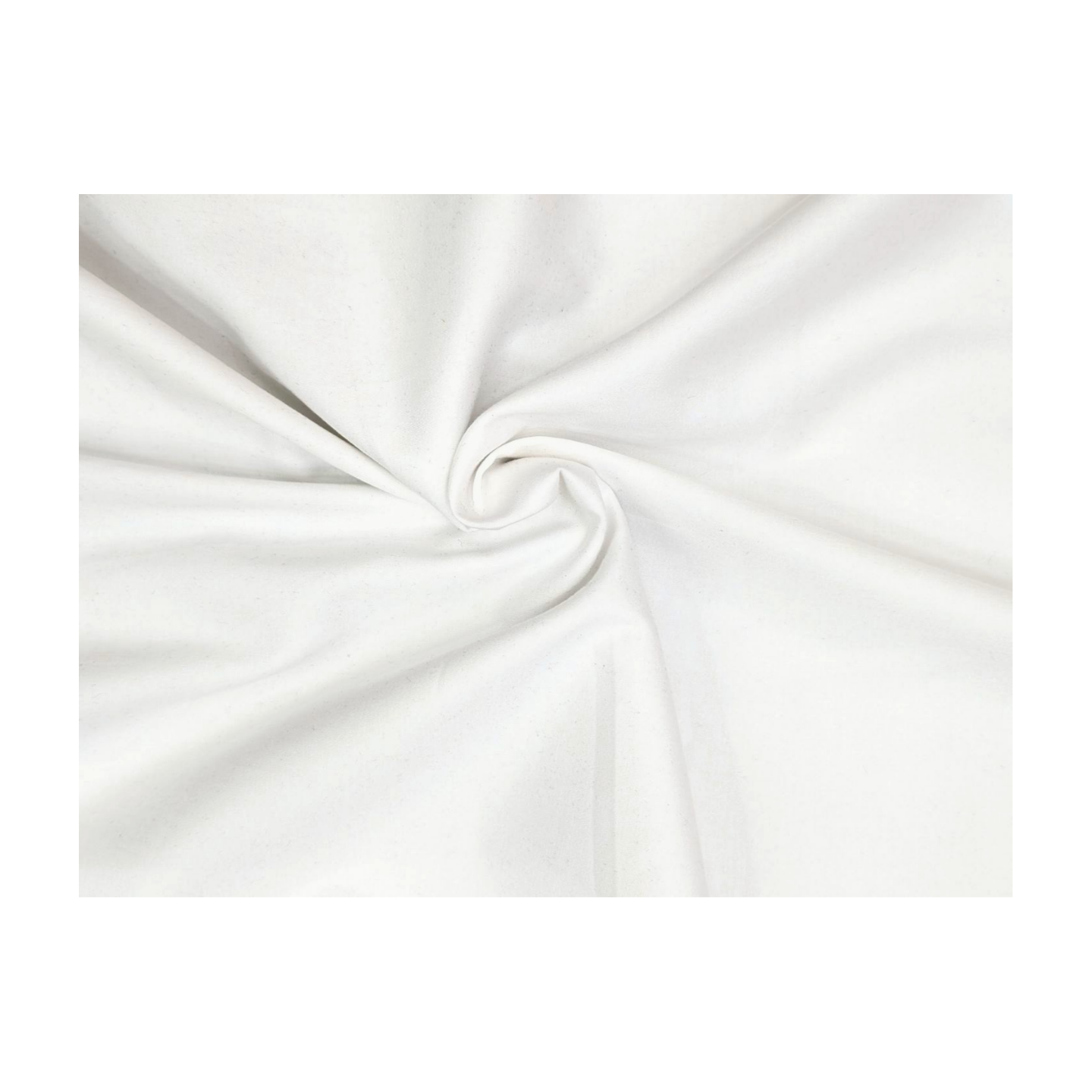 Arvind 100% Superfine Premium Cotton Lycra Shirting Fabric (White)