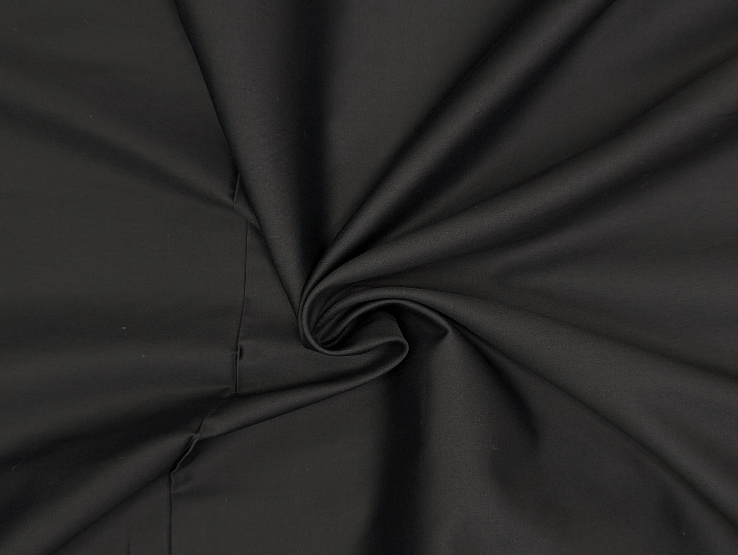 Arvind 100% Premium 60s Satin Cotton Shirting Fabric (Black)