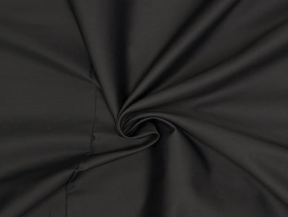 Arvind 100% Premium 60s Satin Cotton Shirting Fabric (Black)