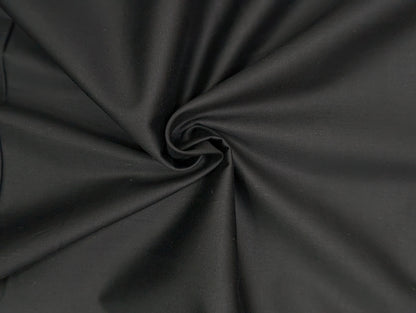Murano di italia 100% Premium Giza Cotton Shirting Fabric (Black)