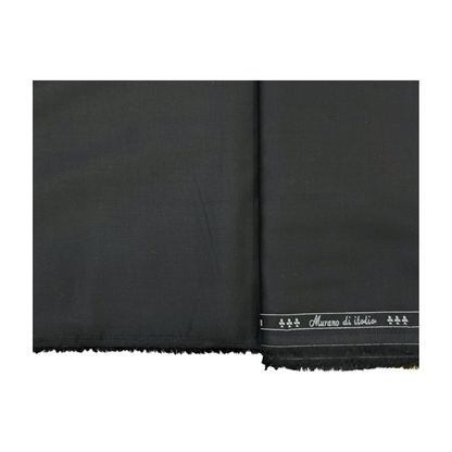 Murano di italia 100% Premium Giza Cotton Shirting Fabric (Black)