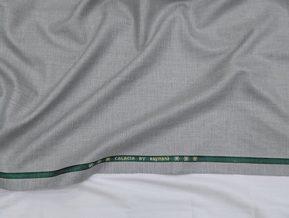 Raymond Polyester Viscose Unstitched Suiting Fabric (Light Grey)