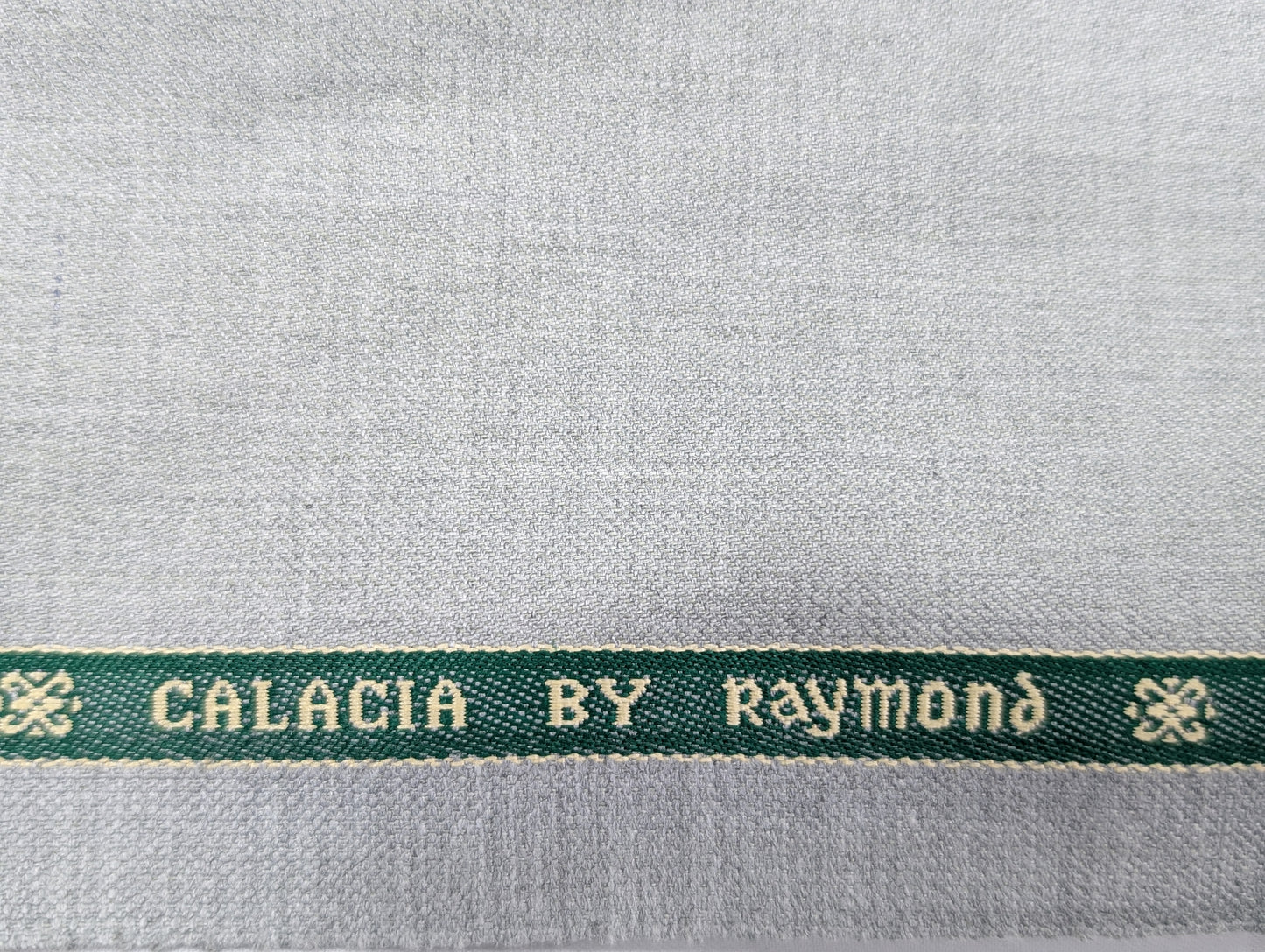 Raymond Polyester Viscose Unstitched Suiting Fabric (Light Grey)