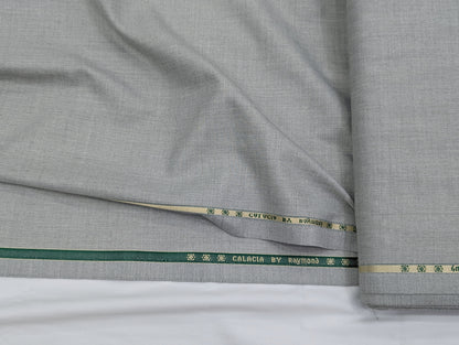 Raymond Polyester Viscose Unstitched Suiting Fabric (Light Grey)