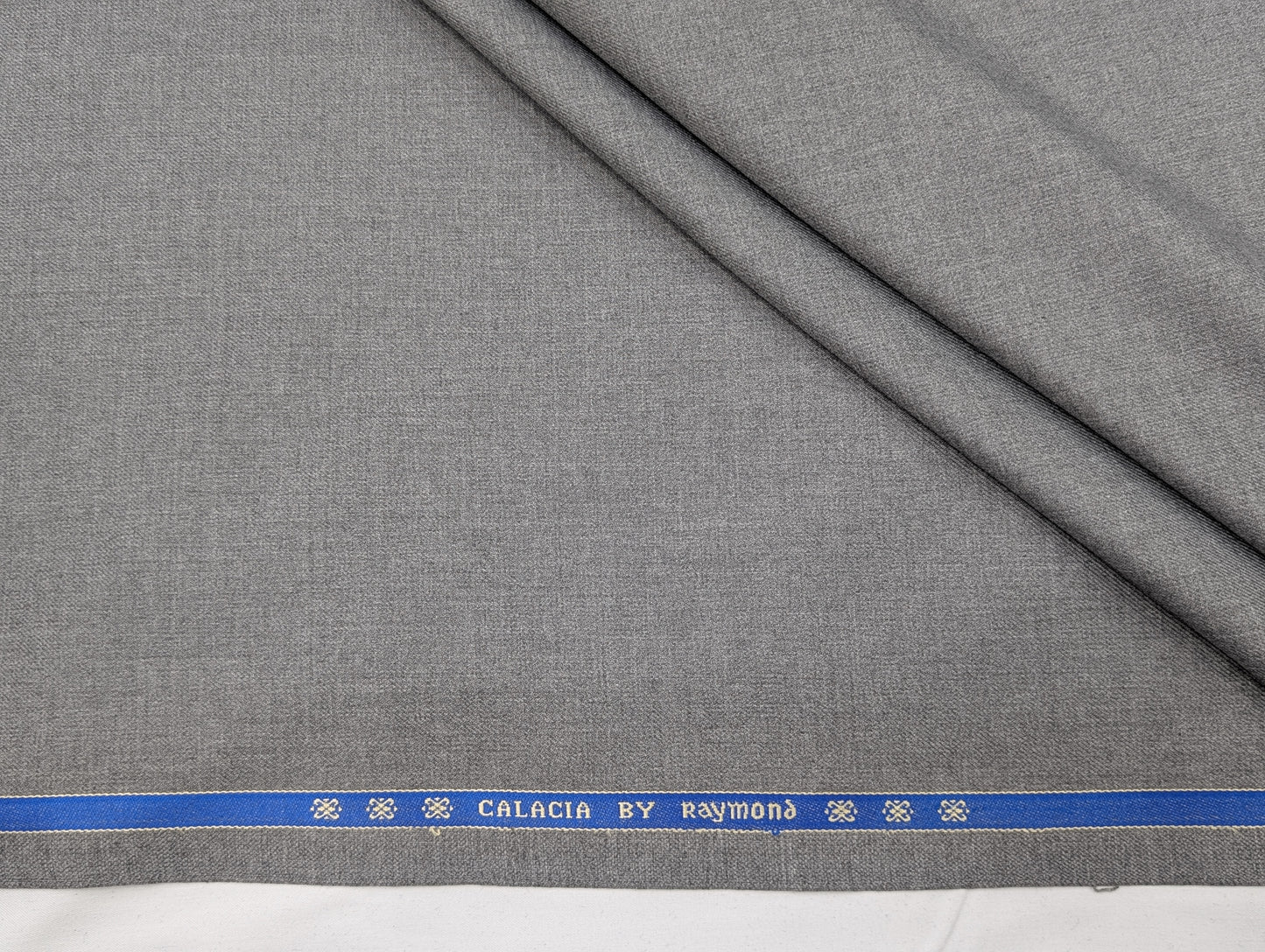 Raymond Polyester Viscose Blended Unstitched Suiting Fabric (Grey)