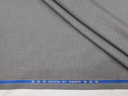 Raymond Polyester Viscose Blended Unstitched Suiting Fabric (Grey)
