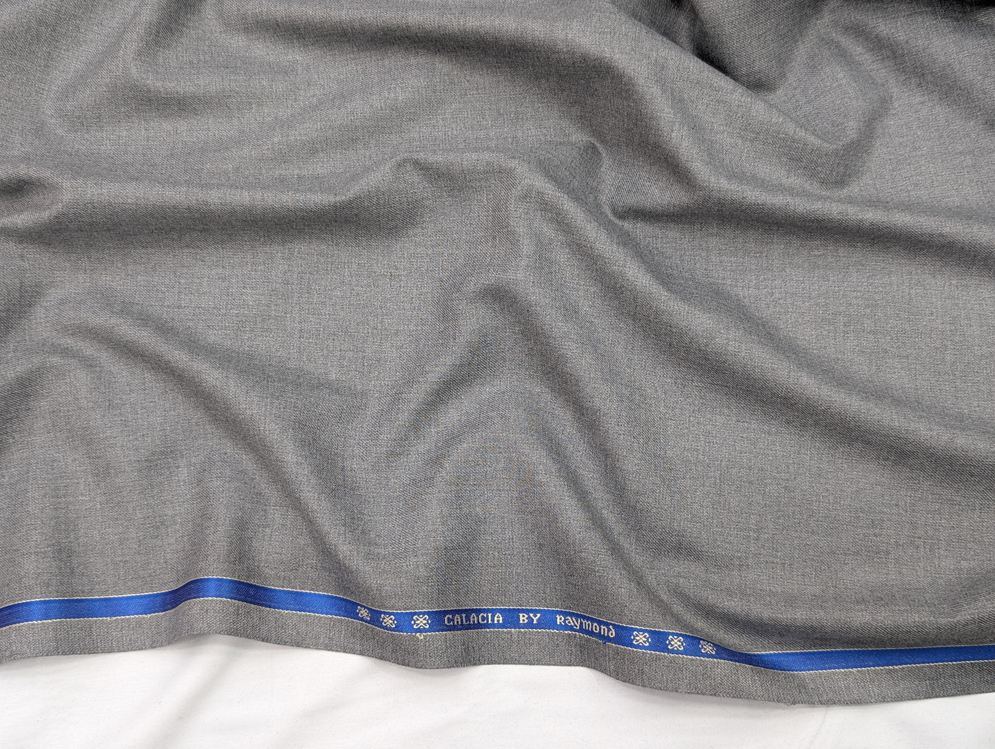 Raymond Polyester Viscose Blended Unstitched Suiting Fabric (Grey)