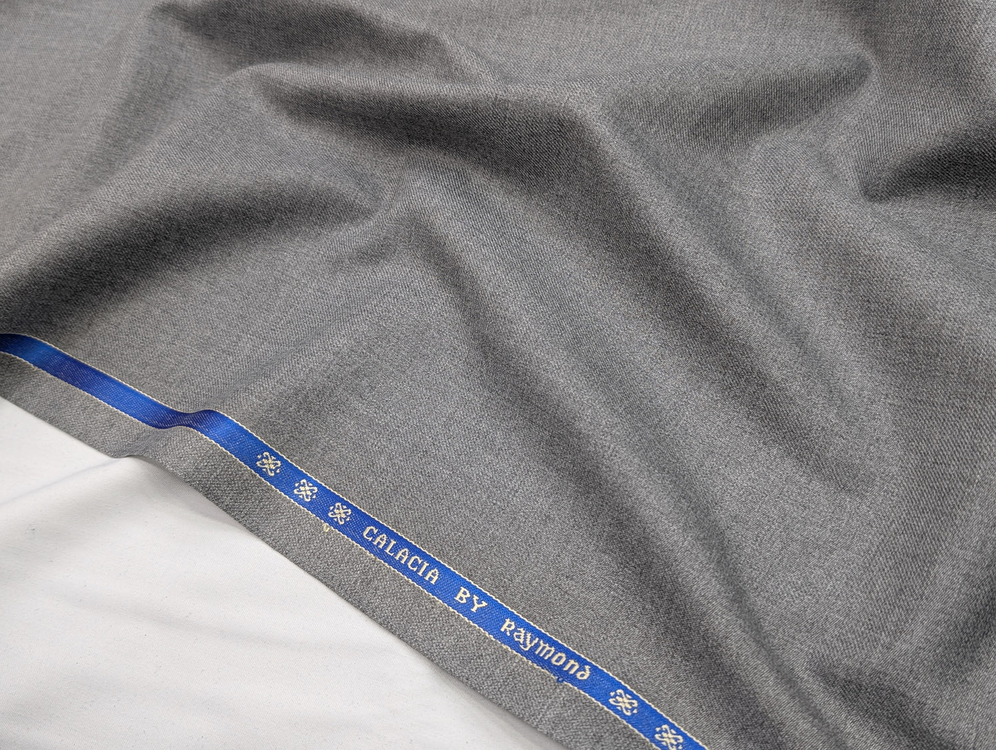 Raymond Polyester Viscose Blended Unstitched Suiting Fabric (Grey)