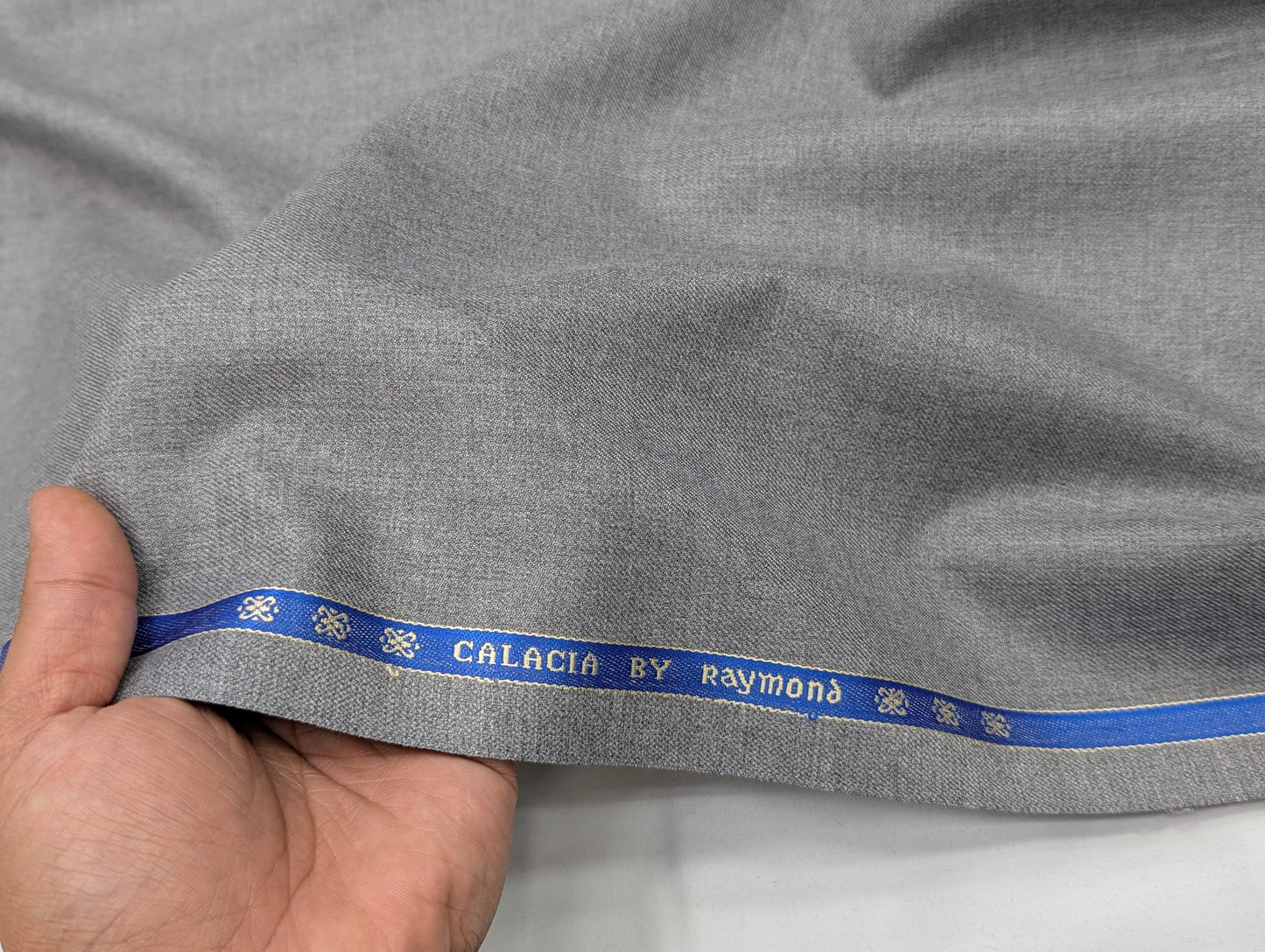 Raymond Polyester Viscose Blended Unstitched Suiting Fabric (Grey)