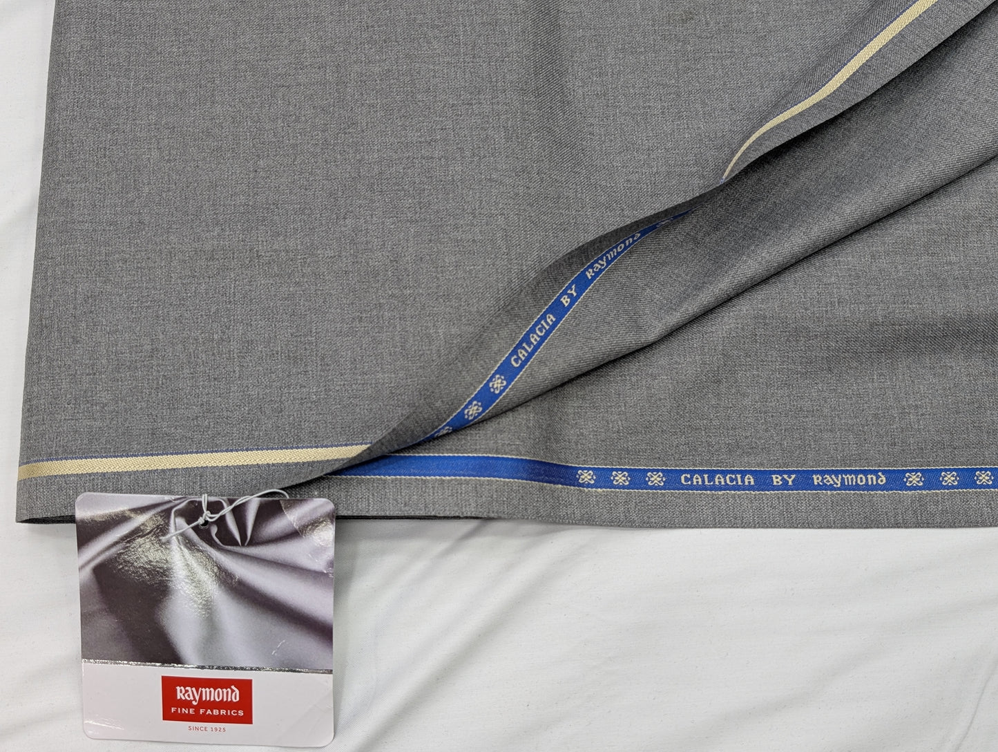 Raymond Polyester Viscose Blended Unstitched Suiting Fabric (Grey)