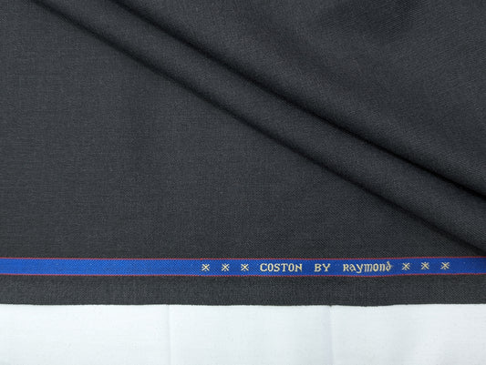 Raymond PolyesterViscose Unstitched Suiting Fabric (Dark Grey)