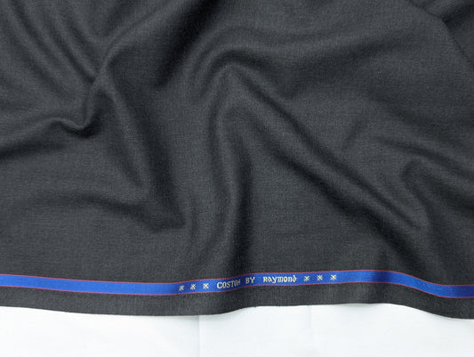 Raymond PolyesterViscose Unstitched Suiting Fabric (Dark Grey)