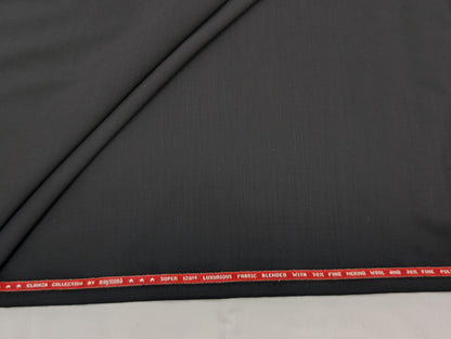 Raymond Elanza Collection Super 120’s Premium Suiting Fabric – Jet Black
