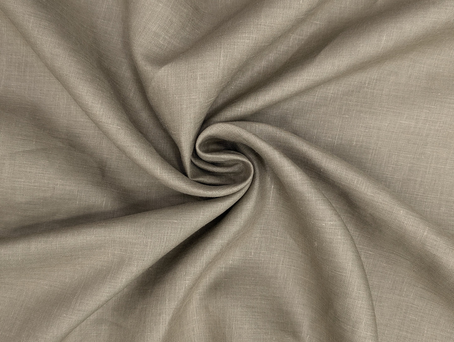 100% European Linen Shirt Fabric (Dusty Olive Green) - 60 LEA