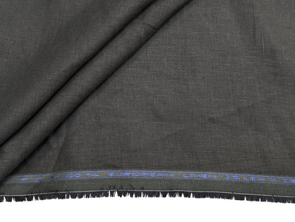 100% Pure European Linen Suiting Fabric - 25 Lea (Bottle Green)