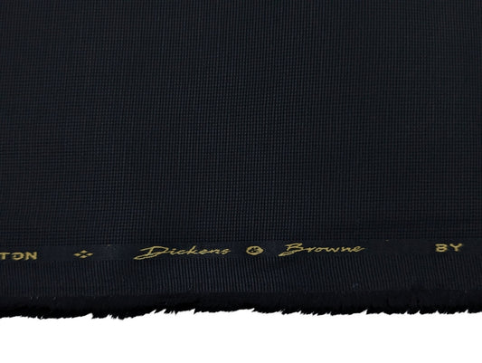 Dickens And Browne 100% Cotton Textured Suiting Fabric (Black) (By Bombay Rayon)