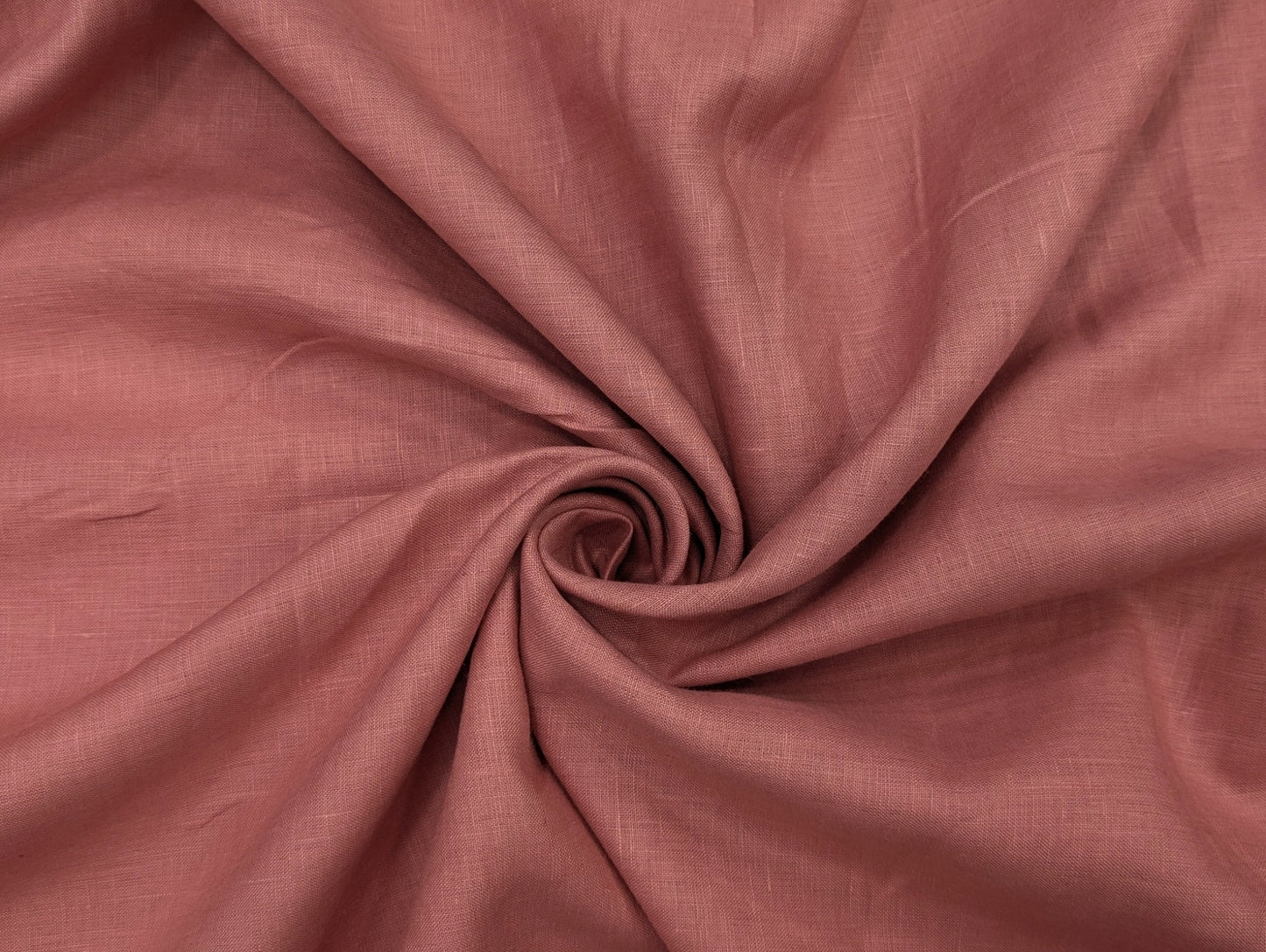 100% European Linen Shirt Fabric (Muted Rose) - 60 LEA