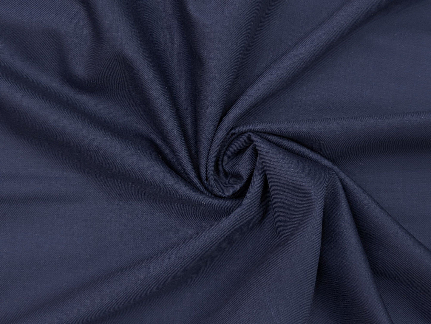 Georgia Gullini Italy 180s Merino Wool Blend Suiting Fabric (Classic Navy Blue)