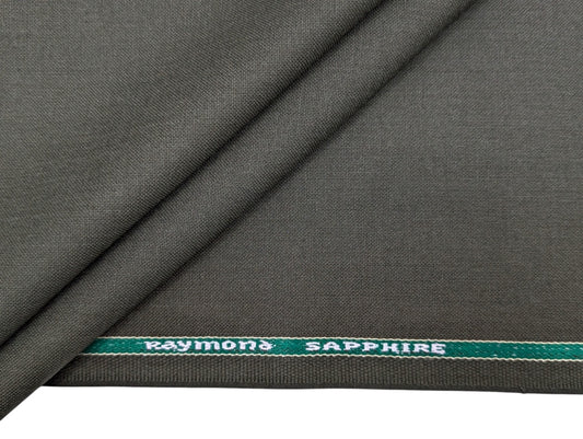 Raymond Sapphire Unstitched Suiting Fabric (Dark Olive Green)