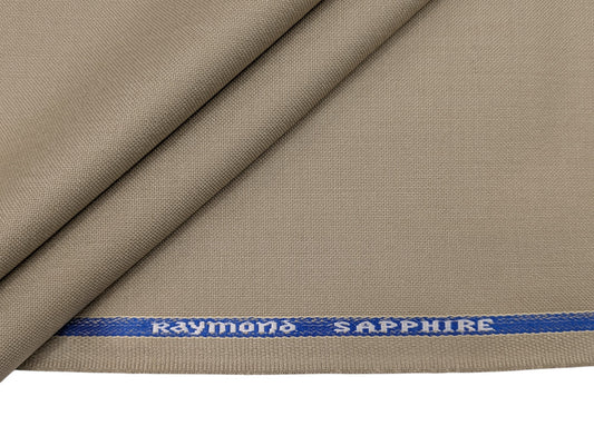 Raymond Sapphire Unstitched Suiting Fabric (Warm Beige)