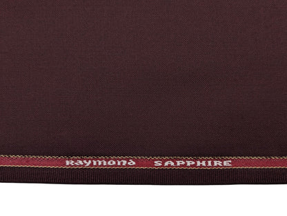 Raymond Sapphire Unstitched Suiting Fabric (Maroon)