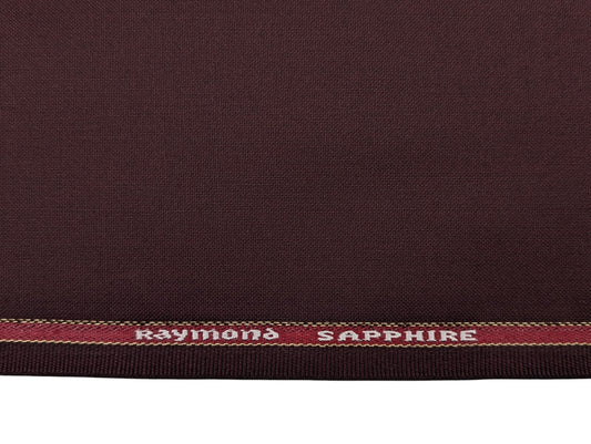 Raymond Sapphire Unstitched Suiting Fabric (Maroon)