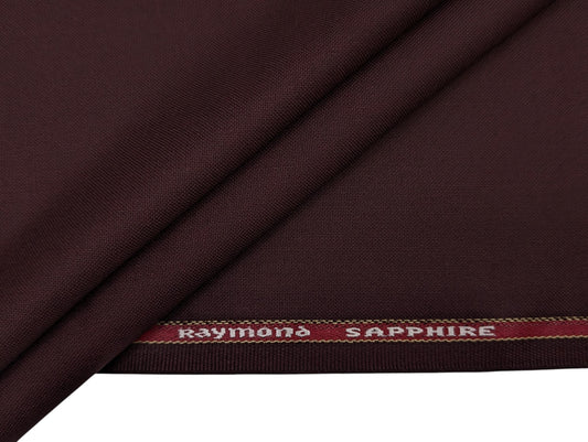 Raymond Sapphire Unstitched Suiting Fabric (Maroon)