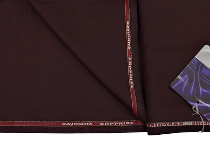 Raymond Sapphire Unstitched Suiting Fabric (Maroon)