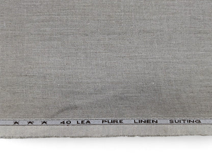 Pure Linen Suiting Fabric - 40 Lea (Beige)