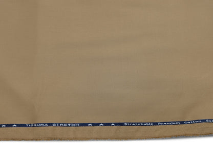 Arvind 100% Cotton Suiting Fabric (Warm Beige)
