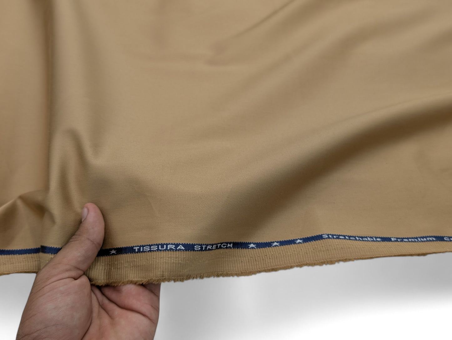 Arvind 100% Cotton Suiting Fabric (Warm Beige)