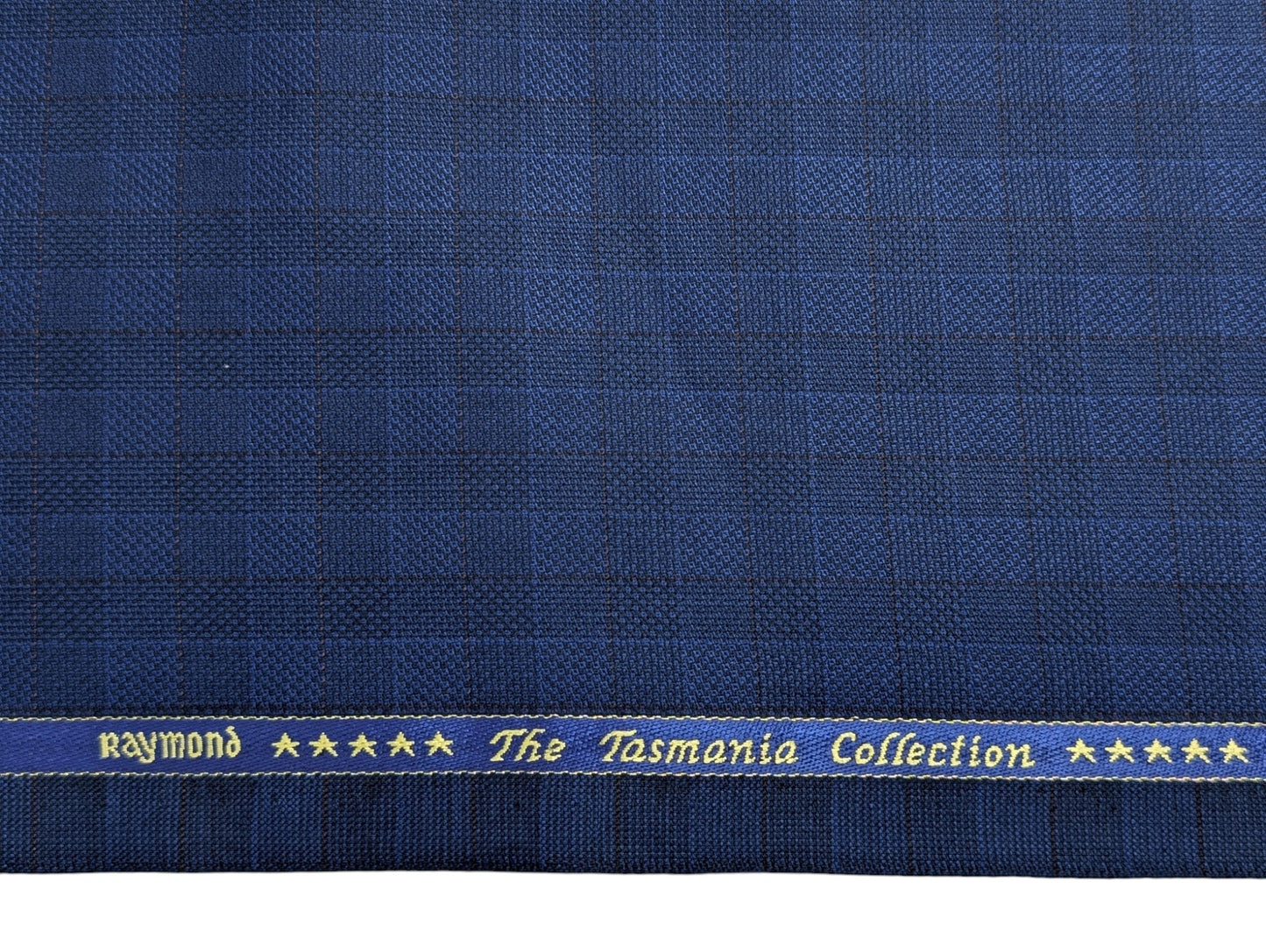 Raymond The Tasmania Collection Super 100's Premium Unstitched Suiting Fabric (Blue)